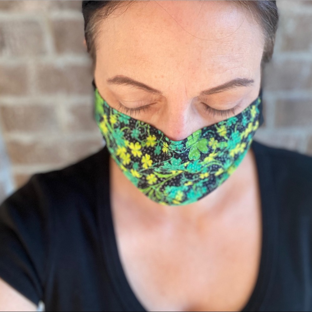 Shamrock face mask - Picture 4 of 7